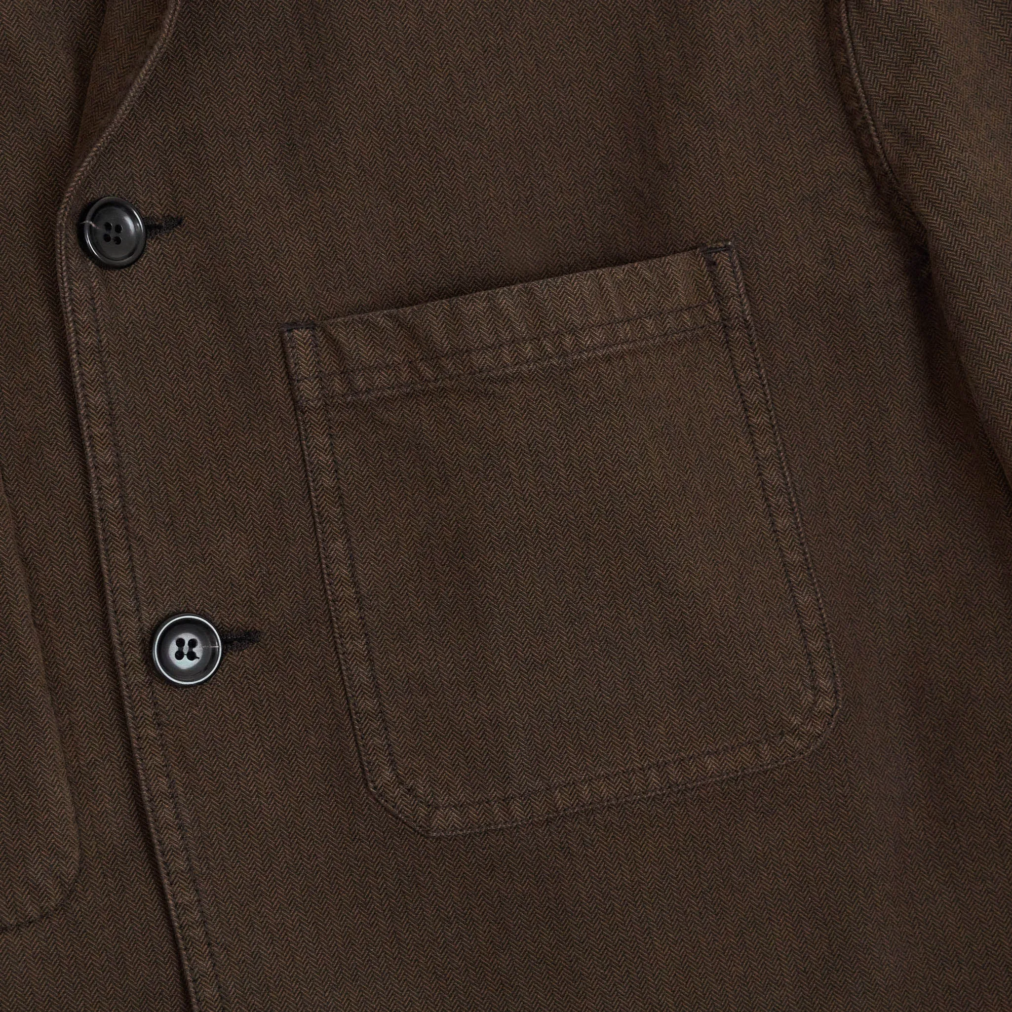 Hansen Work Type Formal Herringbone Jacket
