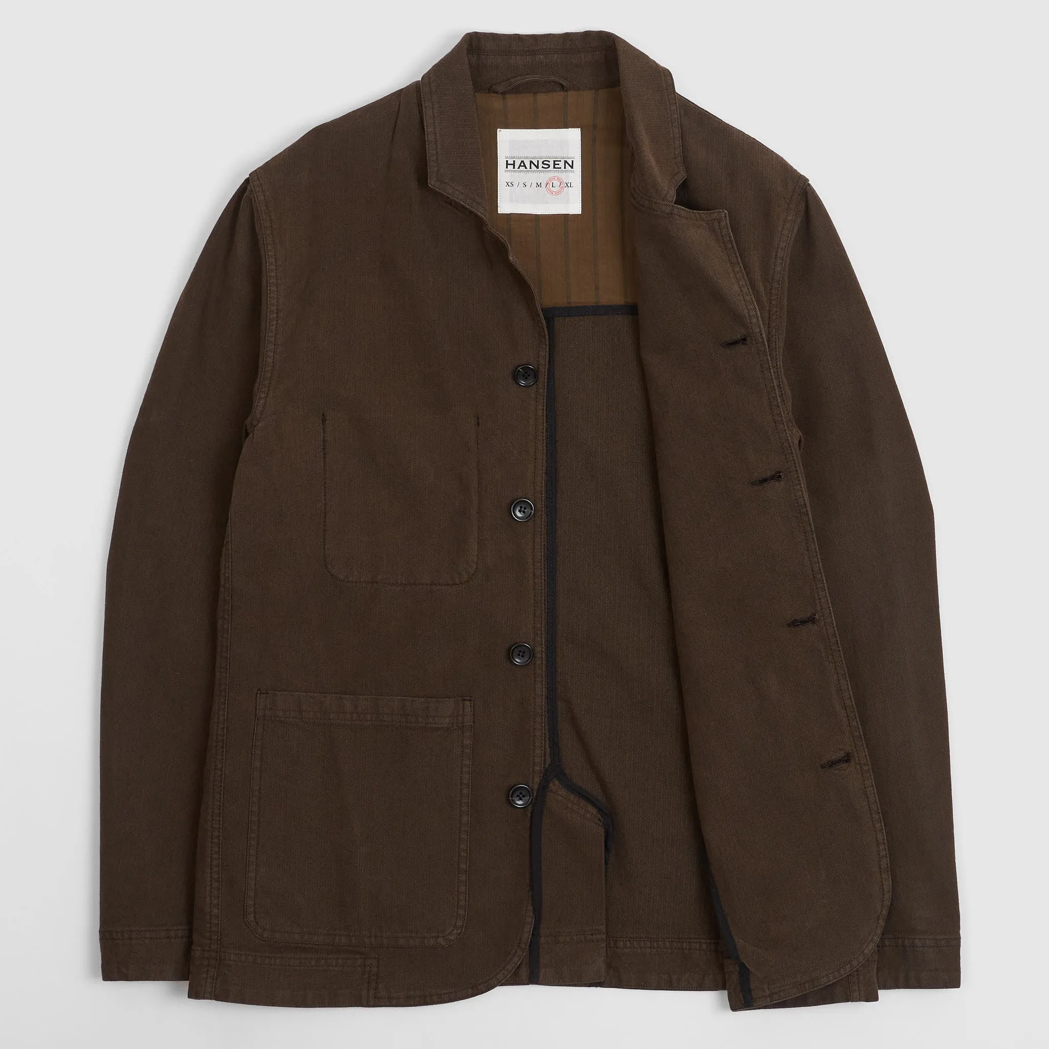 Hansen Work Type Formal Herringbone Jacket