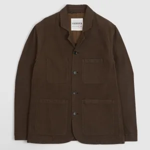 Hansen Work Type Formal Herringbone Jacket