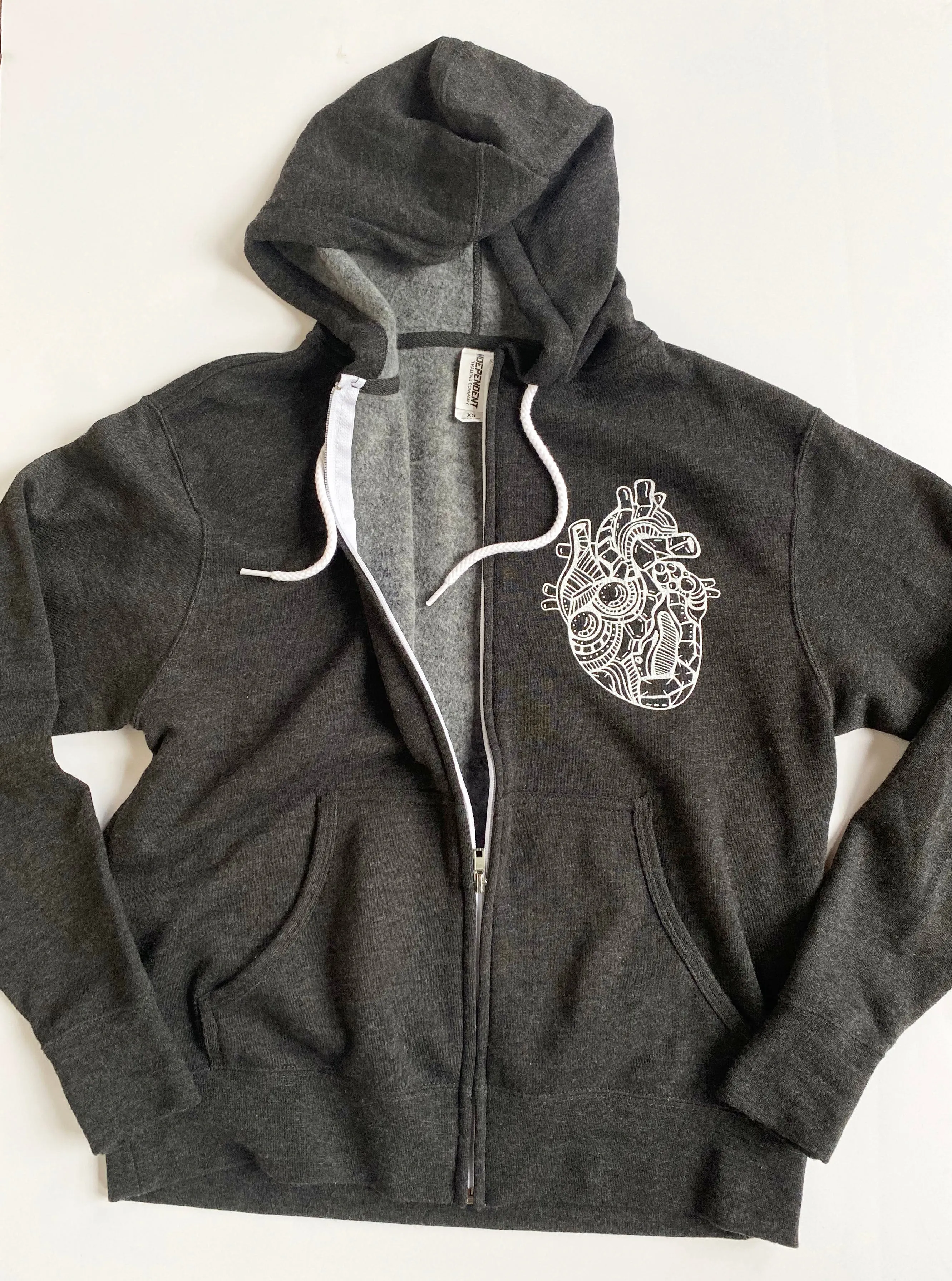 Heart & Lungs Unisex Full-Zip Hoodie