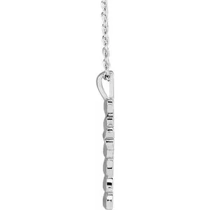 Heart Cross 16-18" Necklace or Pendant R42429