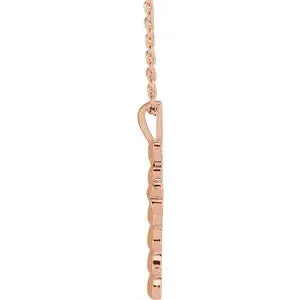 Heart Cross 16-18" Necklace or Pendant R42429