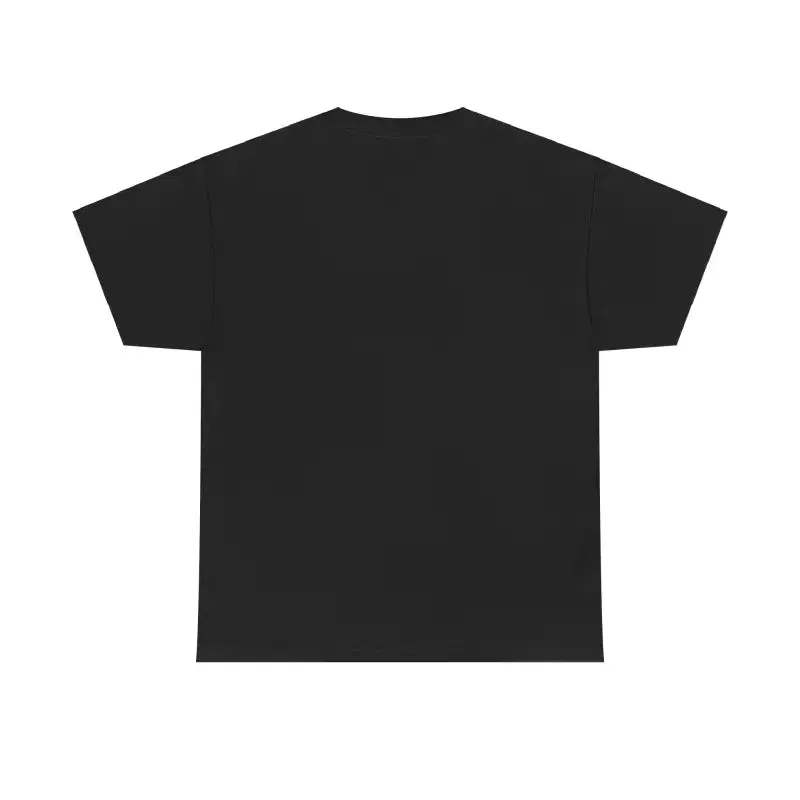 Heavy Cotton Tee with Crew Neckline and Tear Away Label
