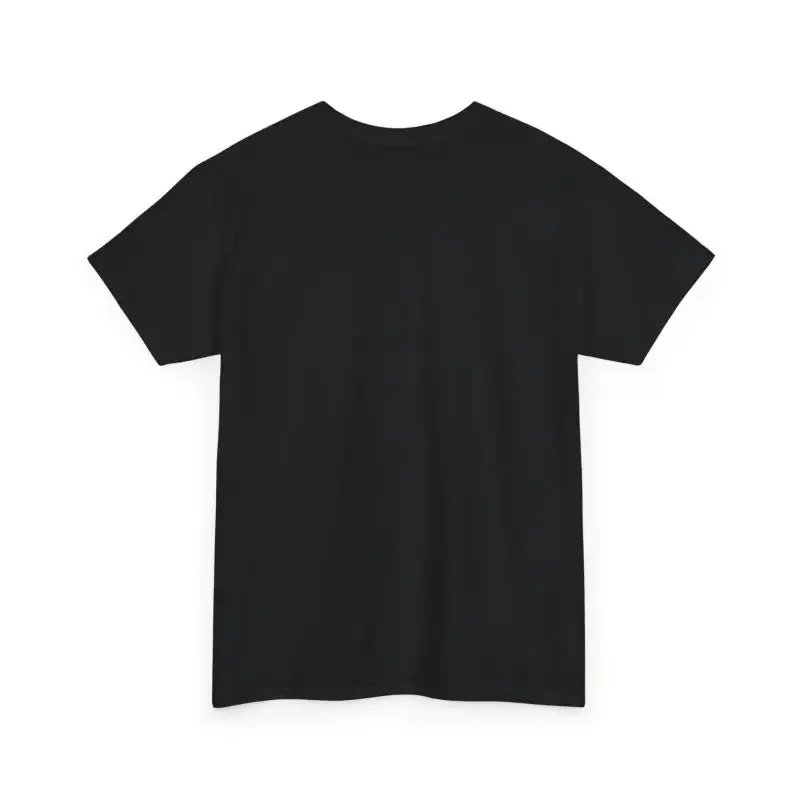 Heavy Cotton Tee with Crew Neckline and Tear Away Label