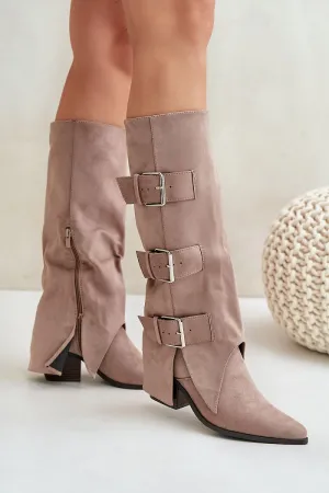 Heel boots Step in style