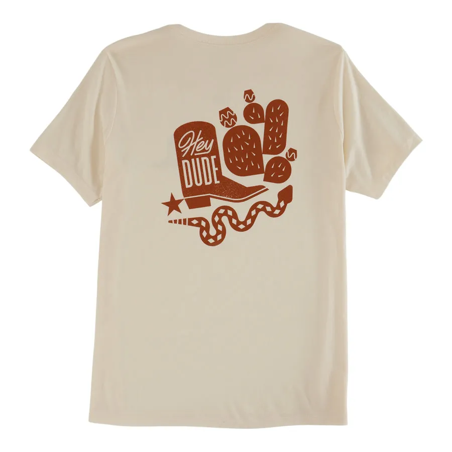 HEYDUDE Spur Snake Tee - Cream