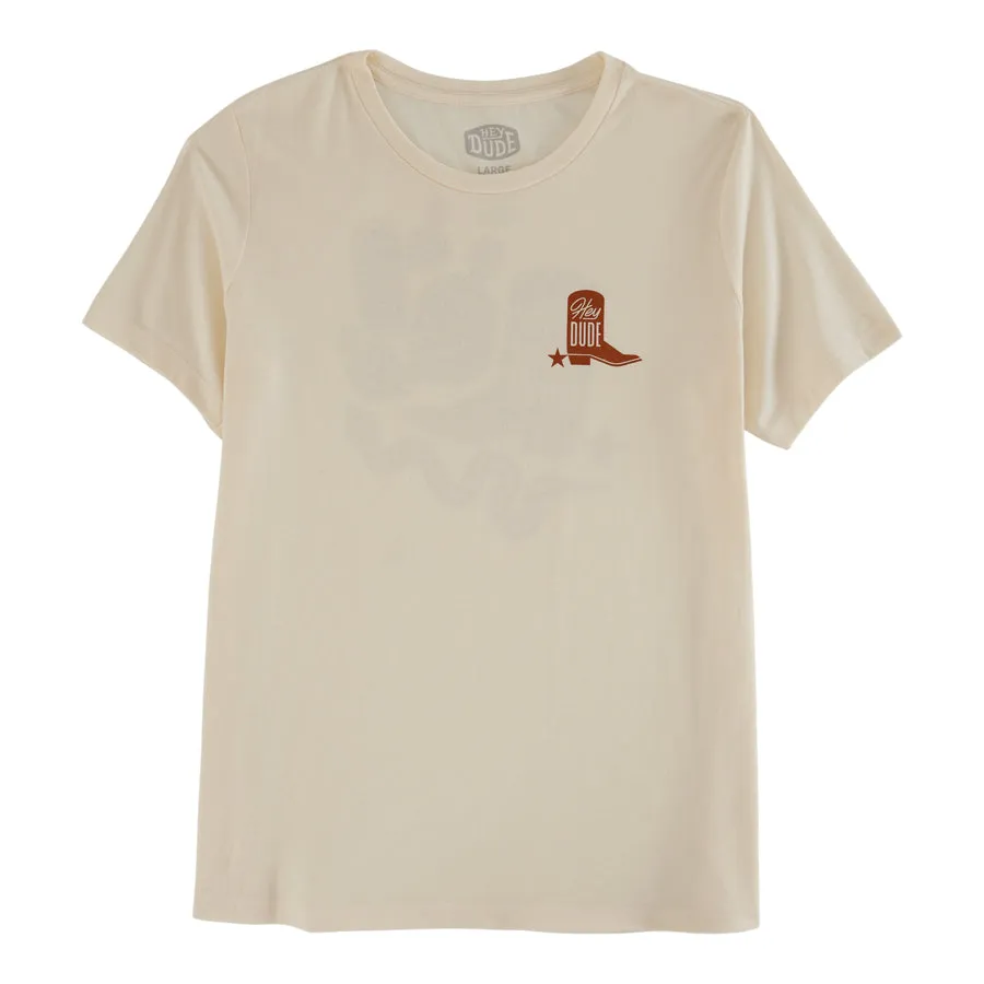 HEYDUDE Spur Snake Tee - Cream