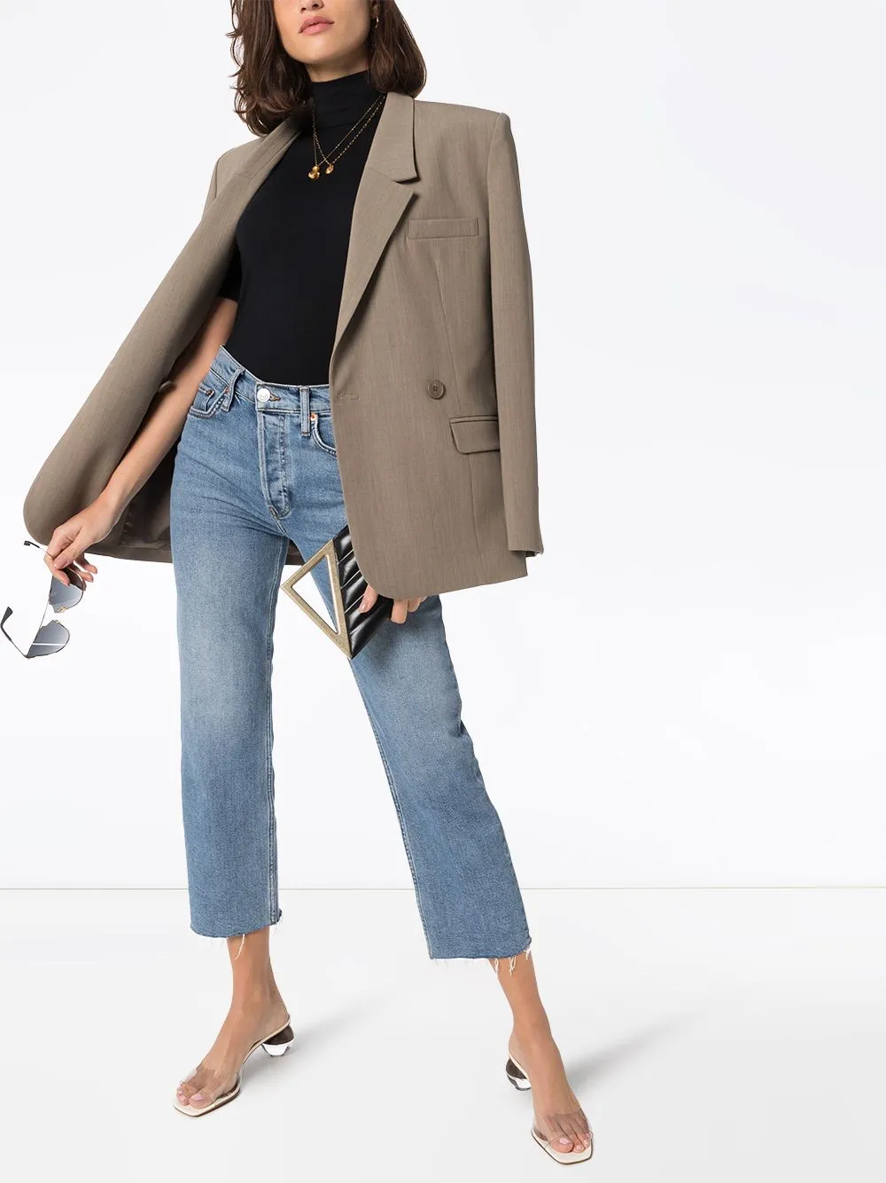 High-neck top