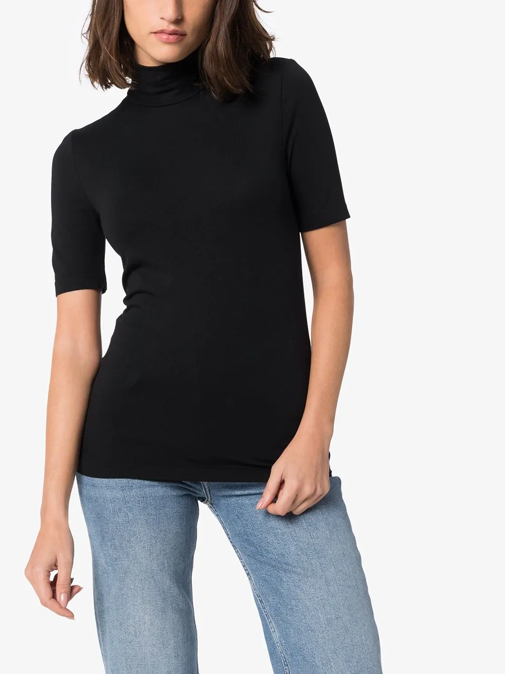 High-neck top