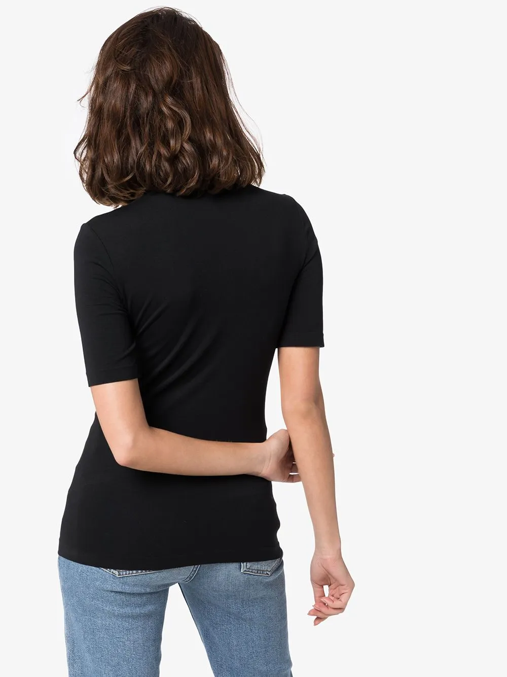 High-neck top