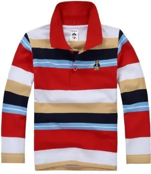 High Quality Striped Cotton T-Shirts for Boys