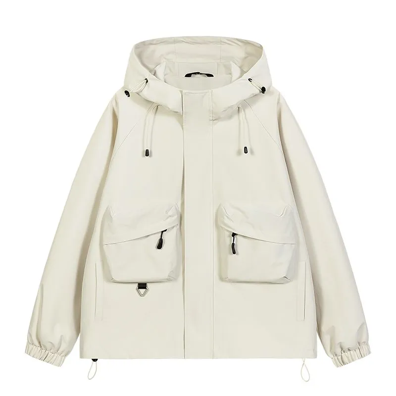 High Street Men's Raincoat with Stain-Resistant Features
