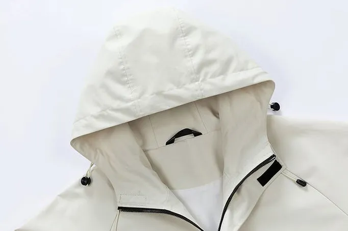 High Street Men's Raincoat with Stain-Resistant Features