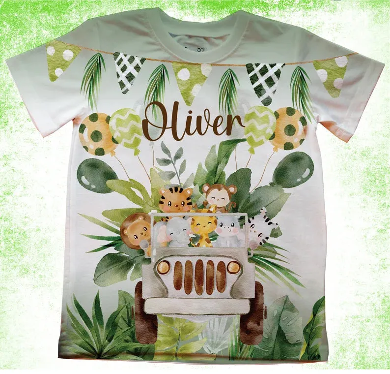 HPSP Shirt, Custom Birthday Shirt, Jungle birthday Shirt, Personalized Tiger T-Shirts, Kids Birthday Shirts, Youth and Adult Shirts, Family Safari Animal Shirts