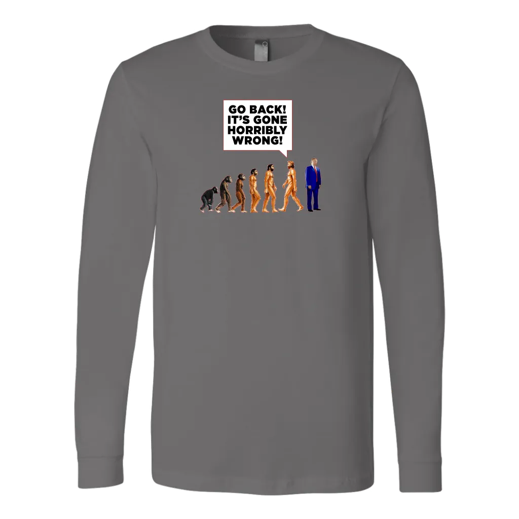 Human DE-VOLUTION From Monkey to Trump. "Go Back! It's Gone Horribly Wrong!"
