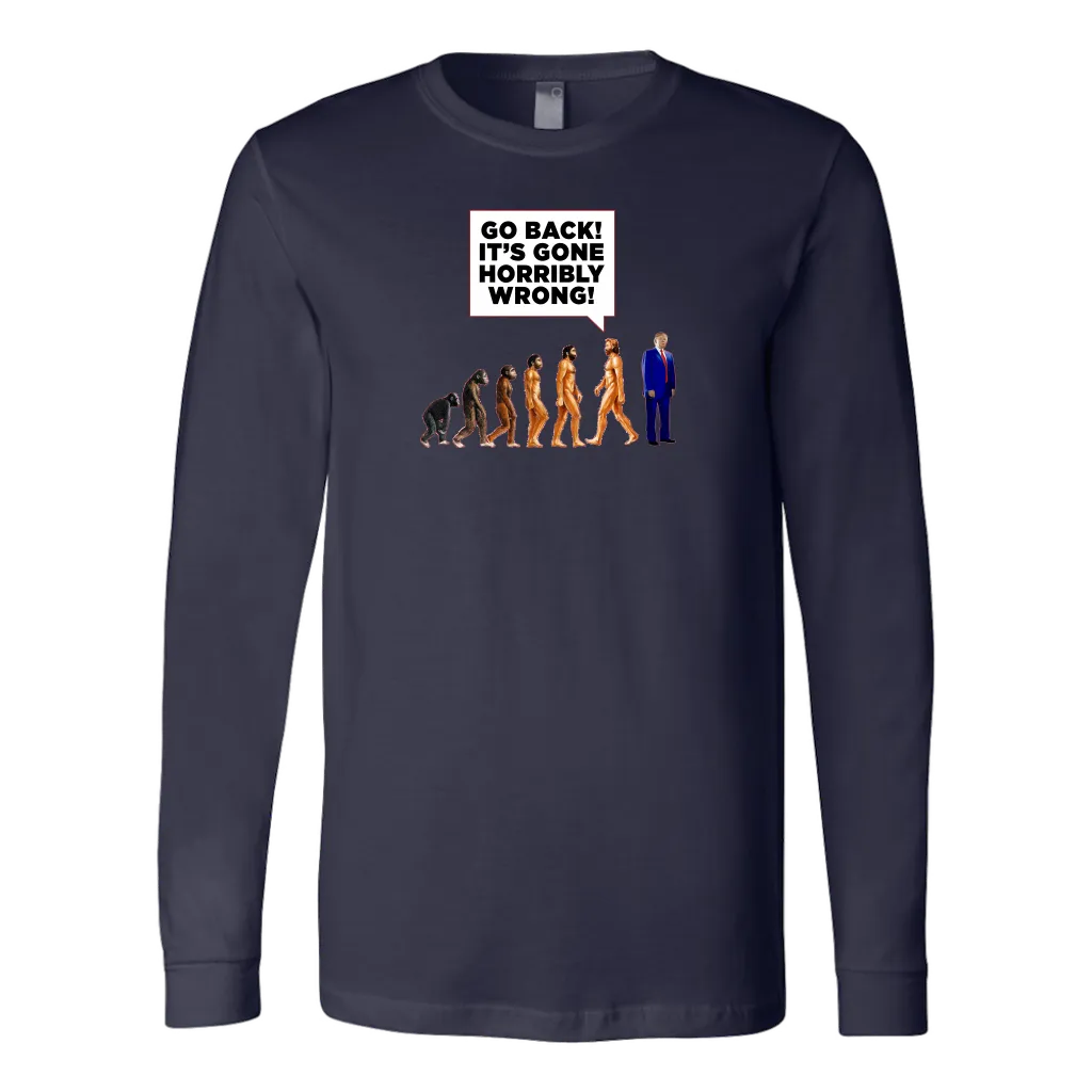 Human DE-VOLUTION From Monkey to Trump. "Go Back! It's Gone Horribly Wrong!"