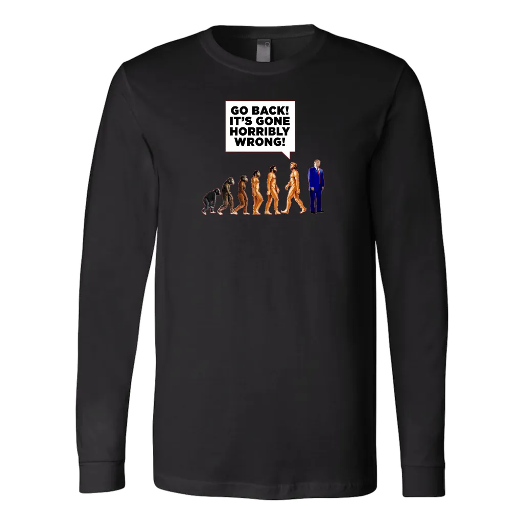 Human DE-VOLUTION From Monkey to Trump. "Go Back! It's Gone Horribly Wrong!"
