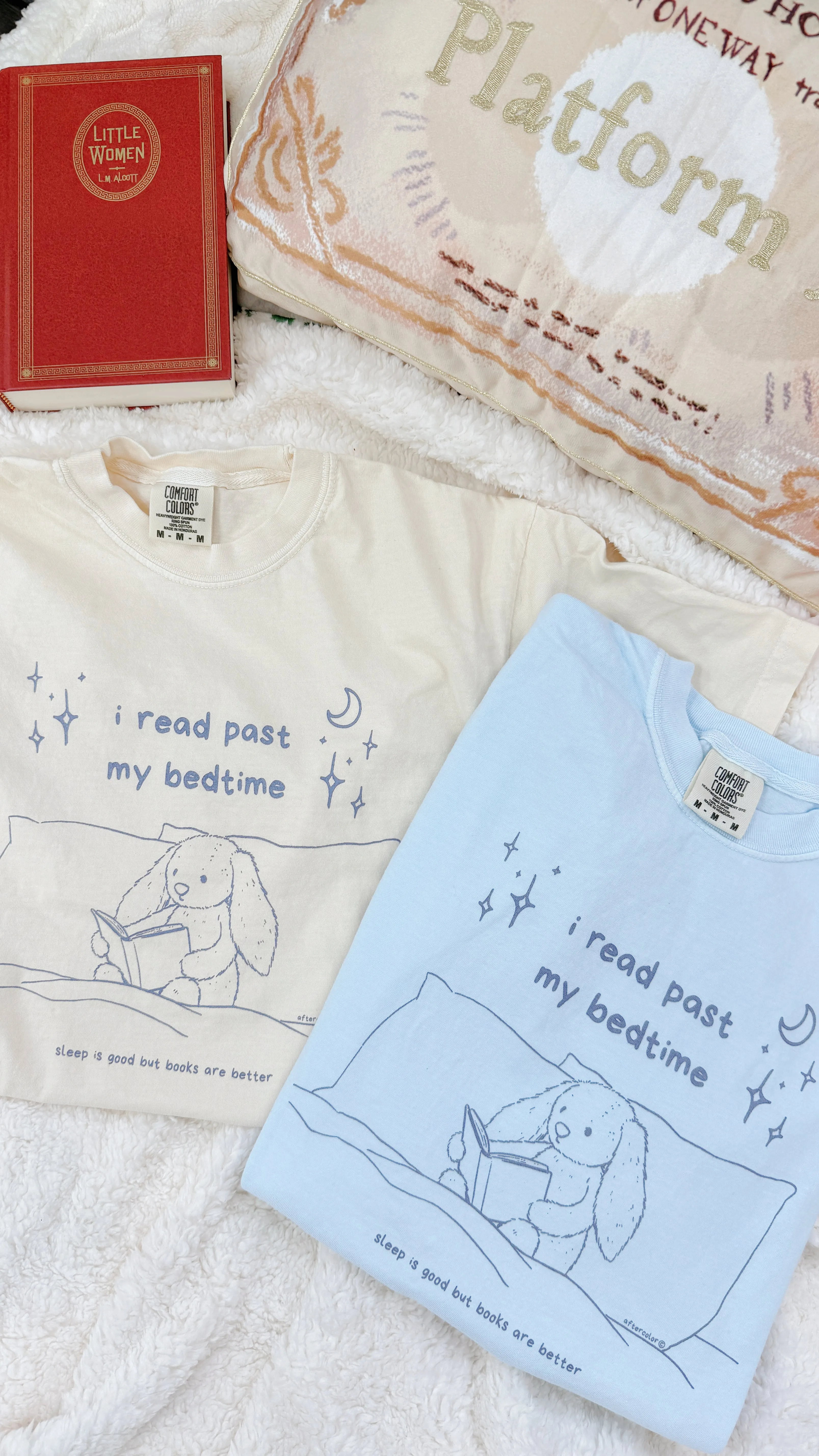 I Read Past My Bedtime Garment Dyed Tee