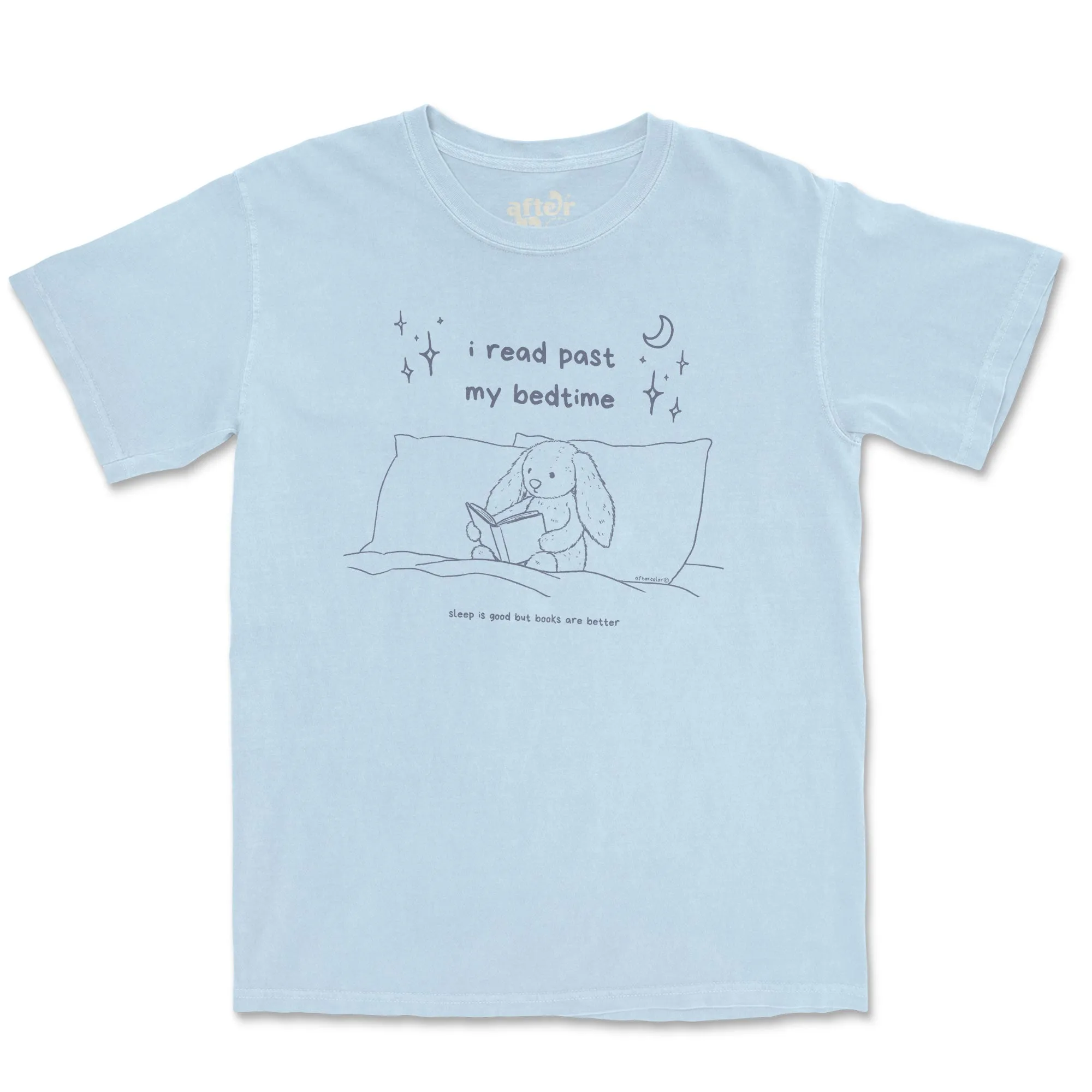 I Read Past My Bedtime Garment Dyed Tee