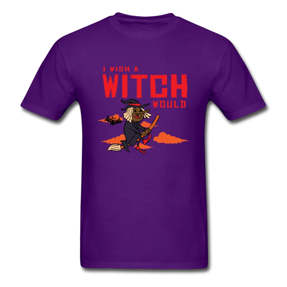 I Wish a Witch Would Halloween T-Shirt