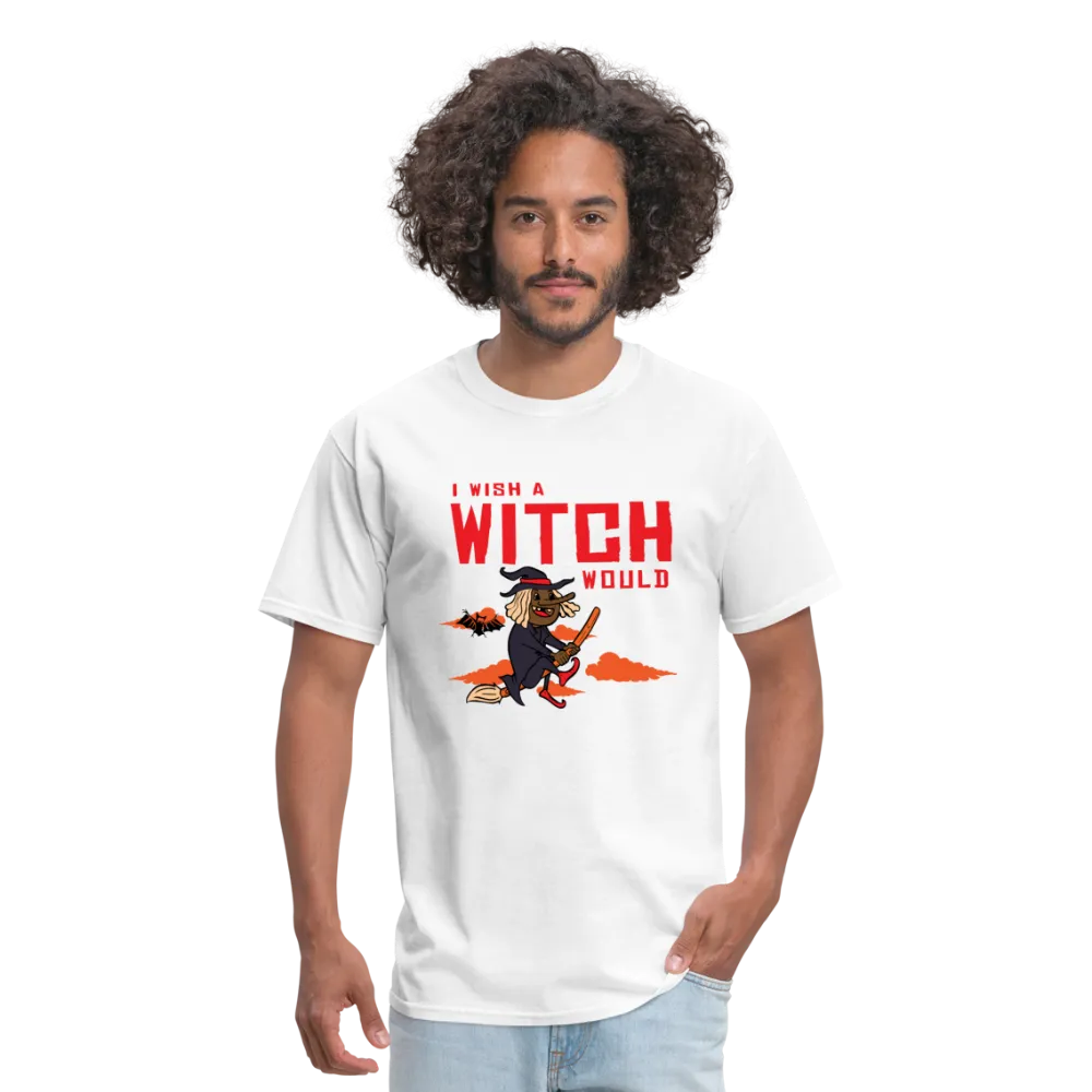 I Wish a Witch Would Halloween T-Shirt