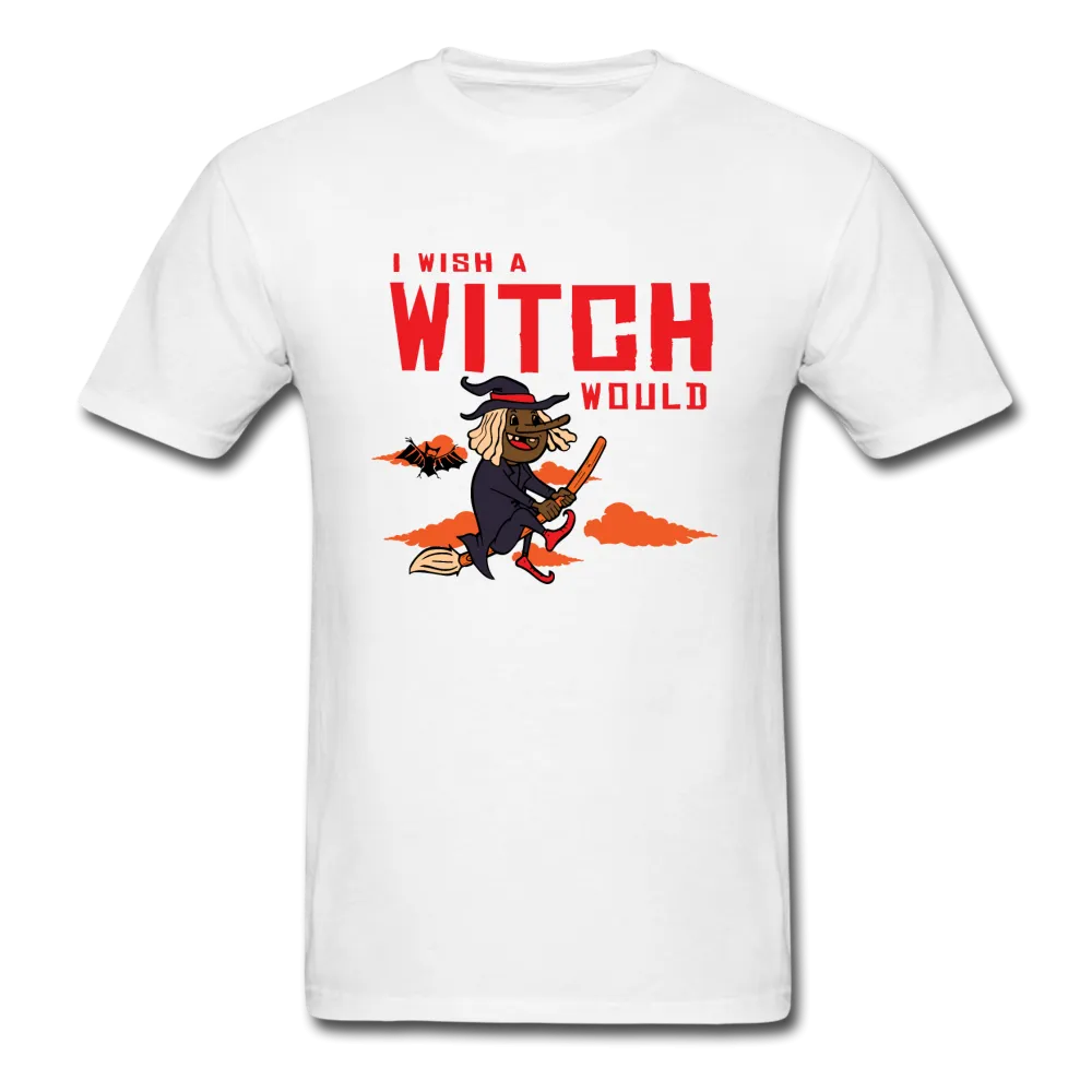 I Wish a Witch Would Halloween T-Shirt