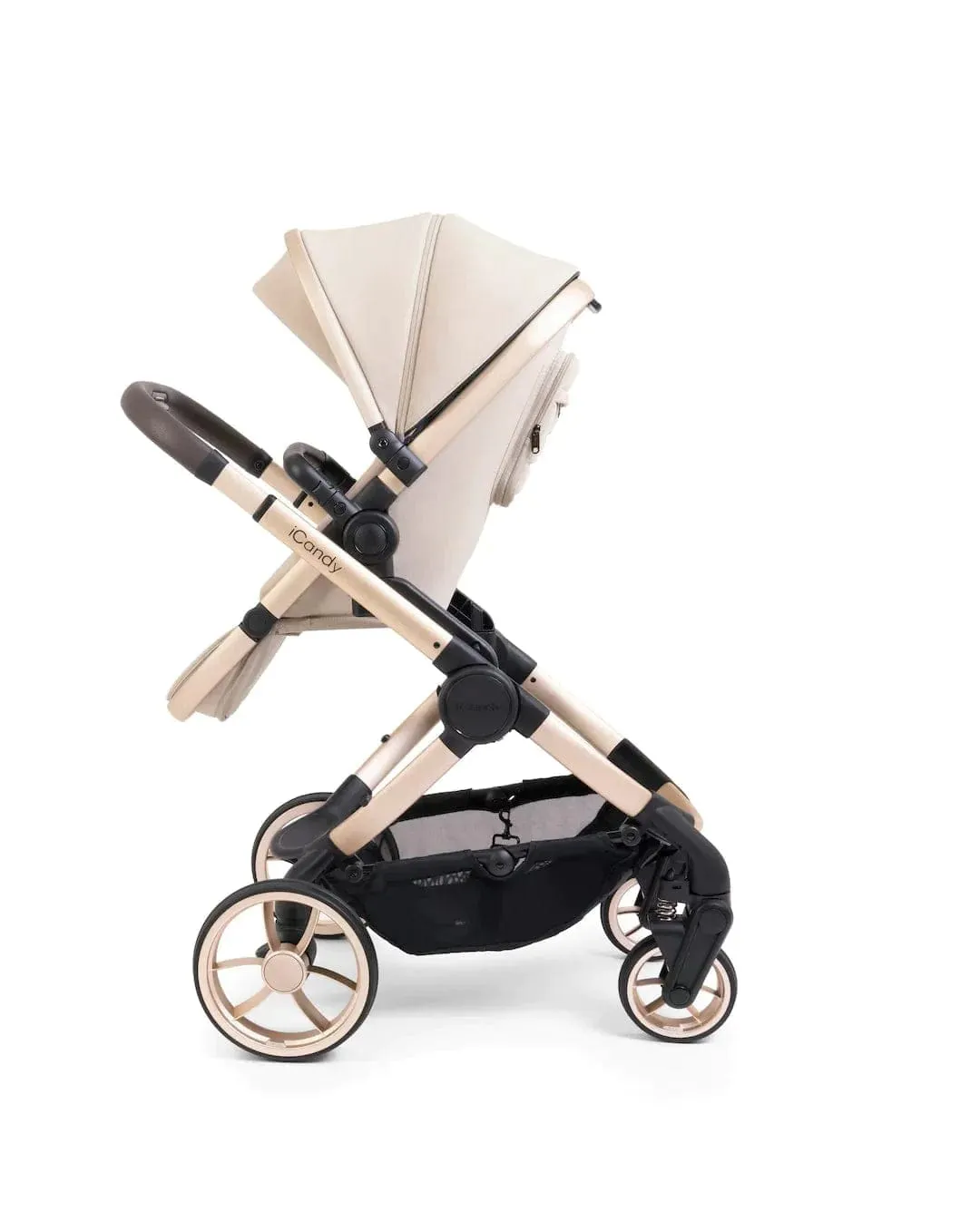 iCandy Peach 7 Cybex Cloud T Complete Travel System Bundle - Biscotti/Cozy Beige