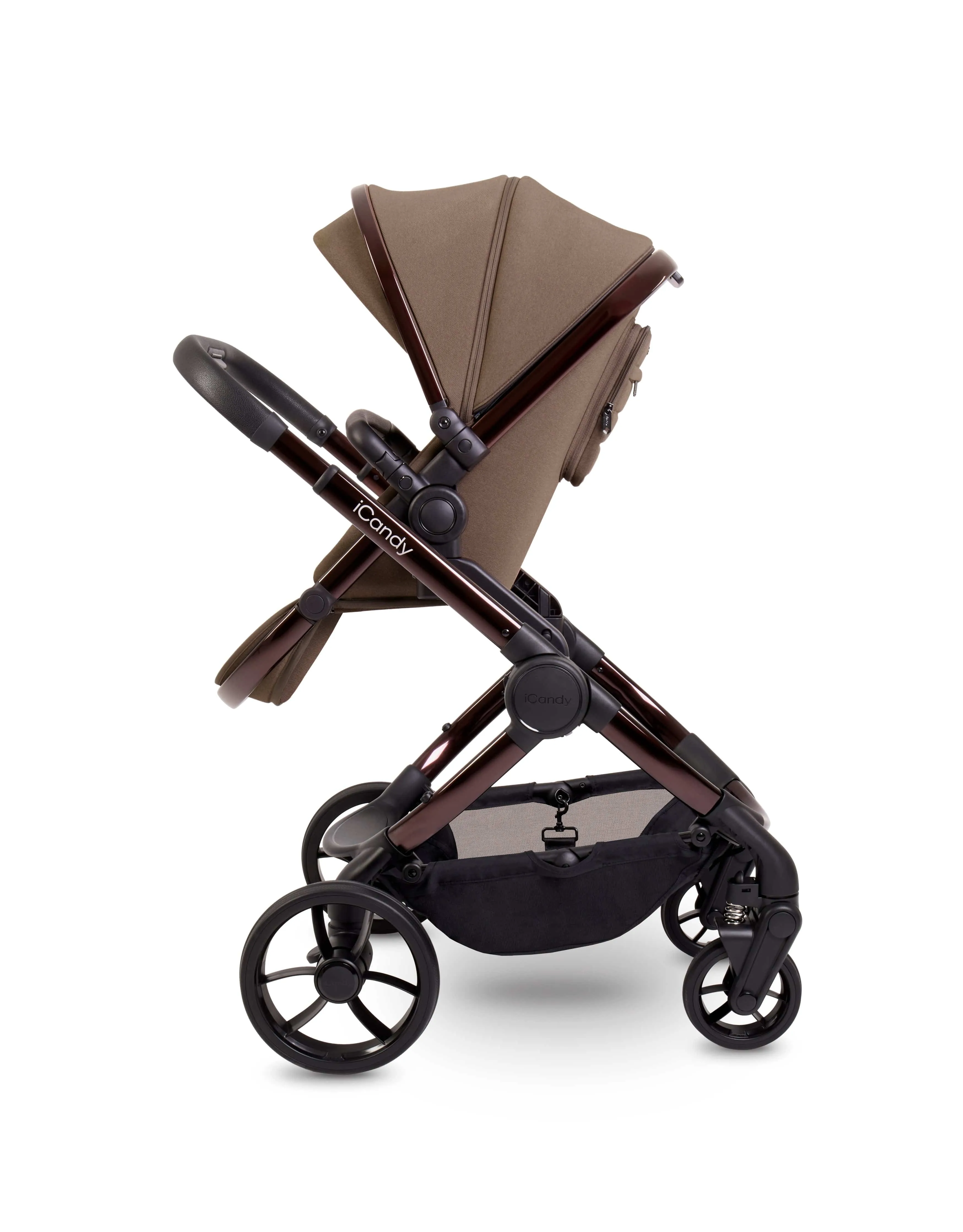iCandy Peach 7 Cybex Cloud T Plus Complete Travel System Bundle - Coco/Cozy Beige