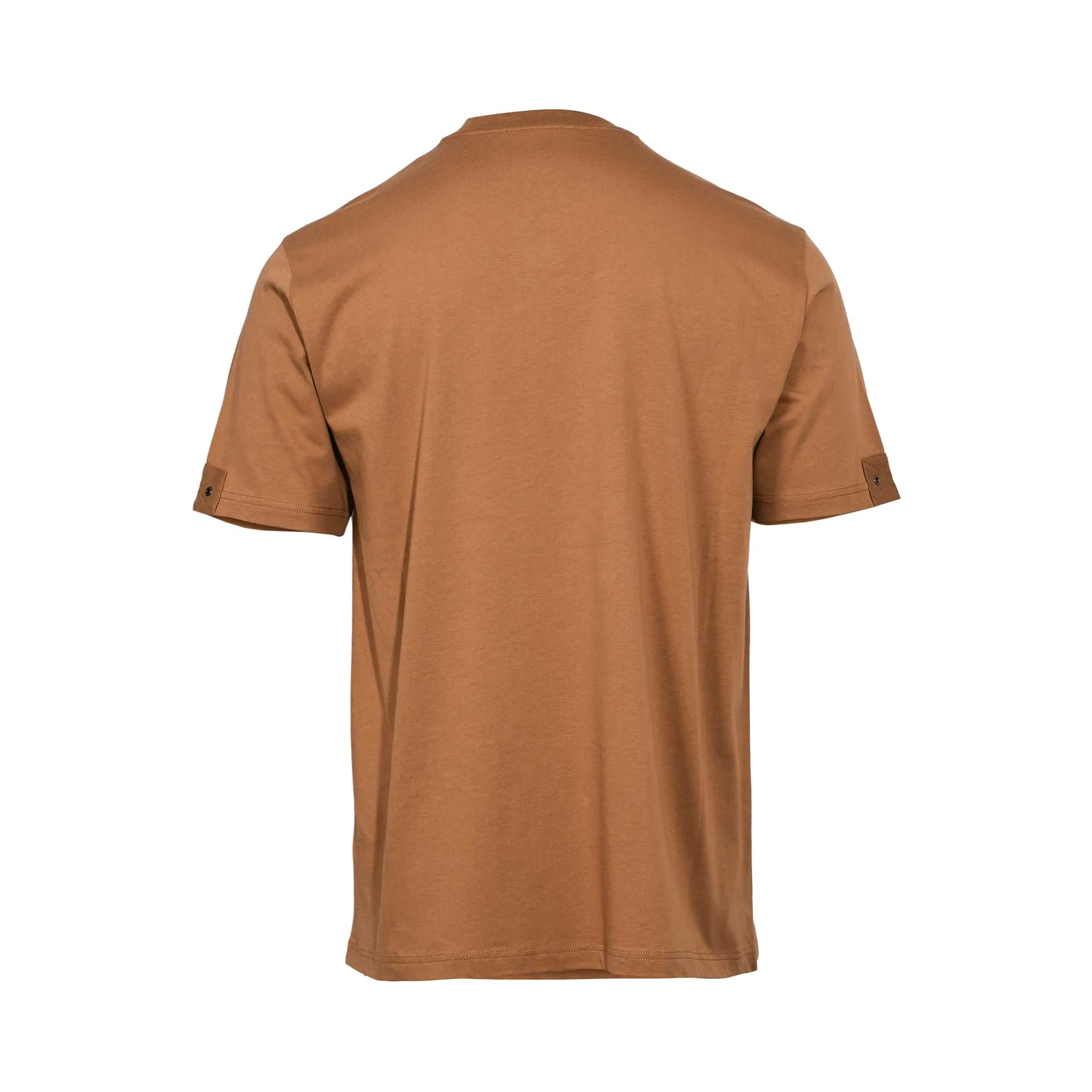 Iceberg Men's Brown Classic Logo Patch T-Shirt