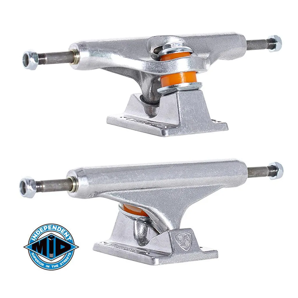 Independent Mid Skateboard Truck Polished Silver - 149