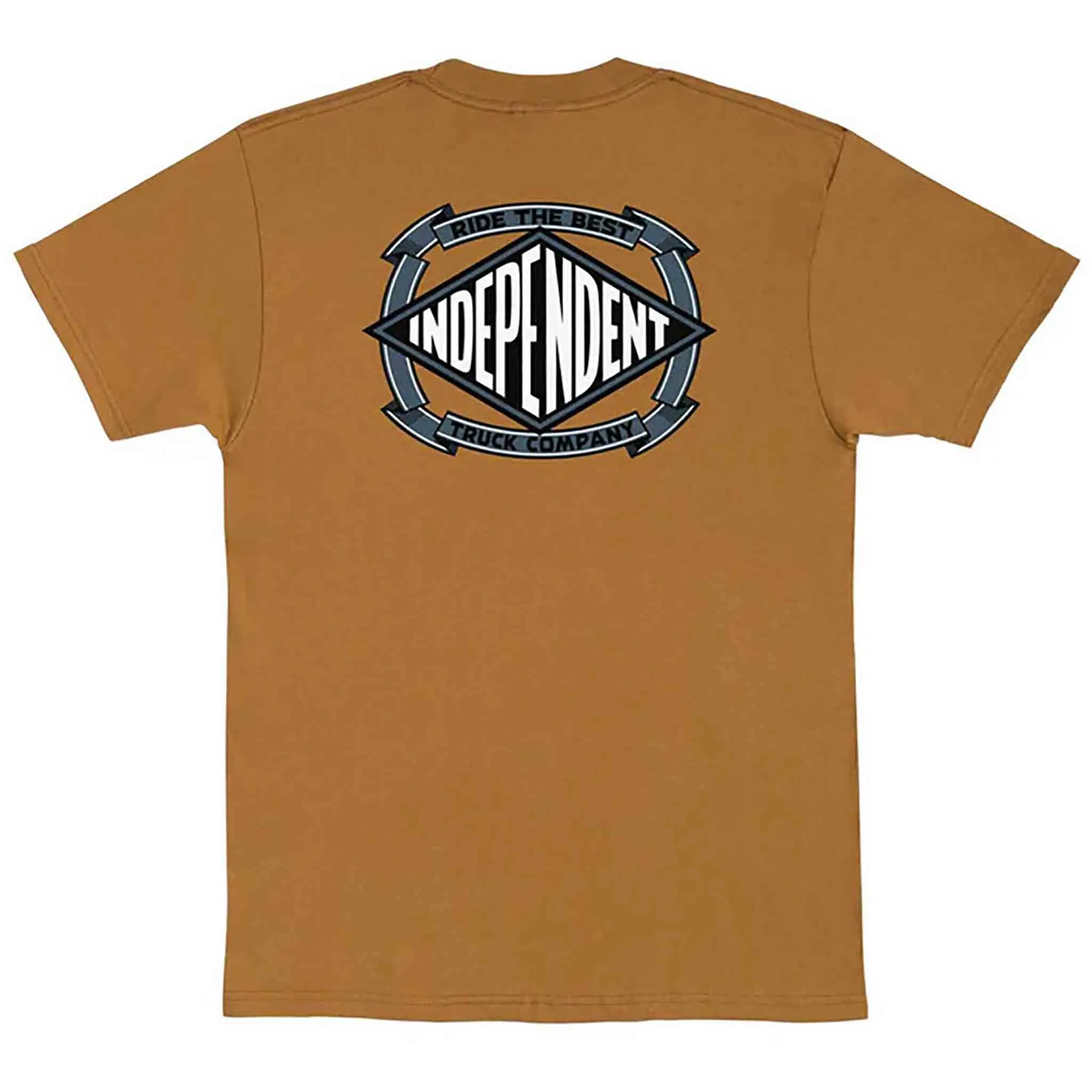 Independent Summit Scroll Tee Brown Sugar