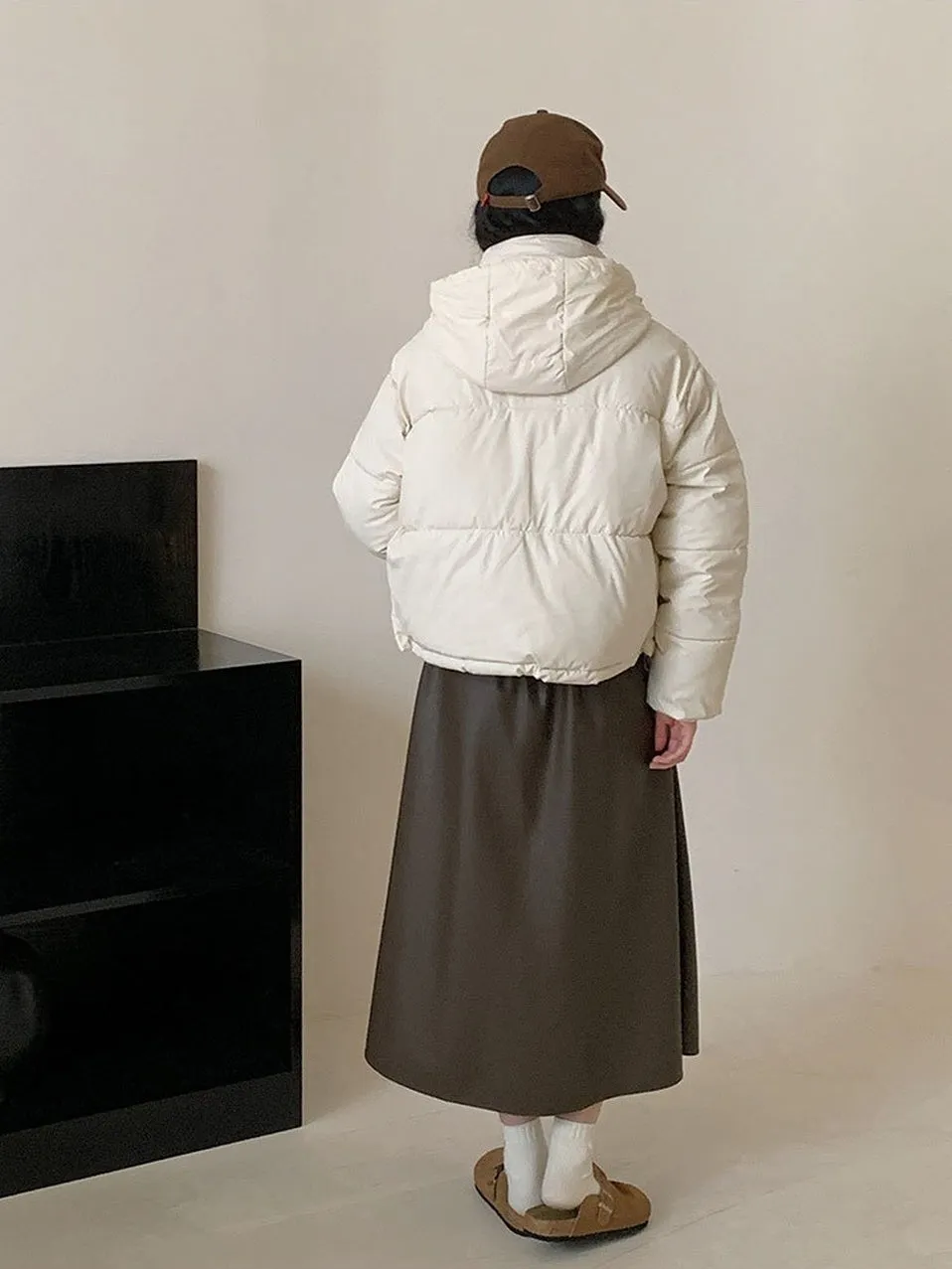 Insulated Water-Resistant Puffer Jacket for Women