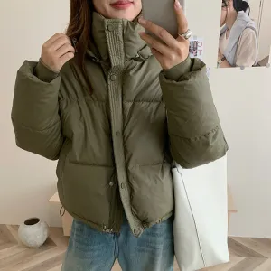 Insulated Water-Resistant Puffer Jacket for Women