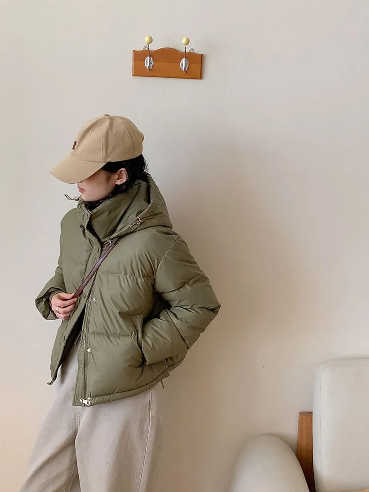 Insulated Water-Resistant Puffer Jacket for Women