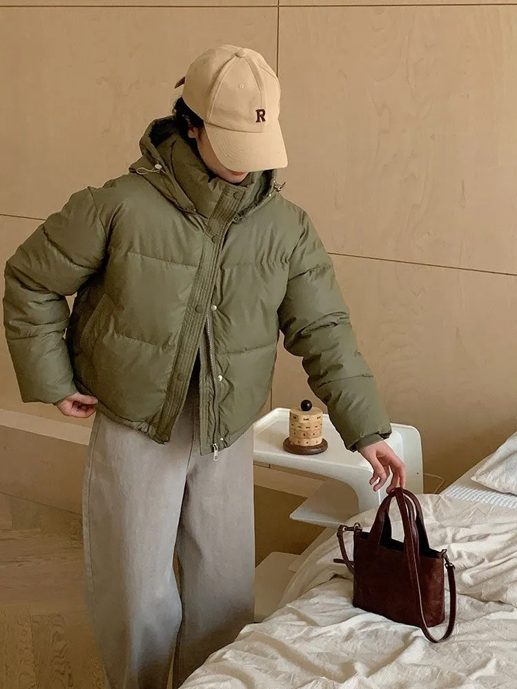 Insulated Water-Resistant Puffer Jacket for Women