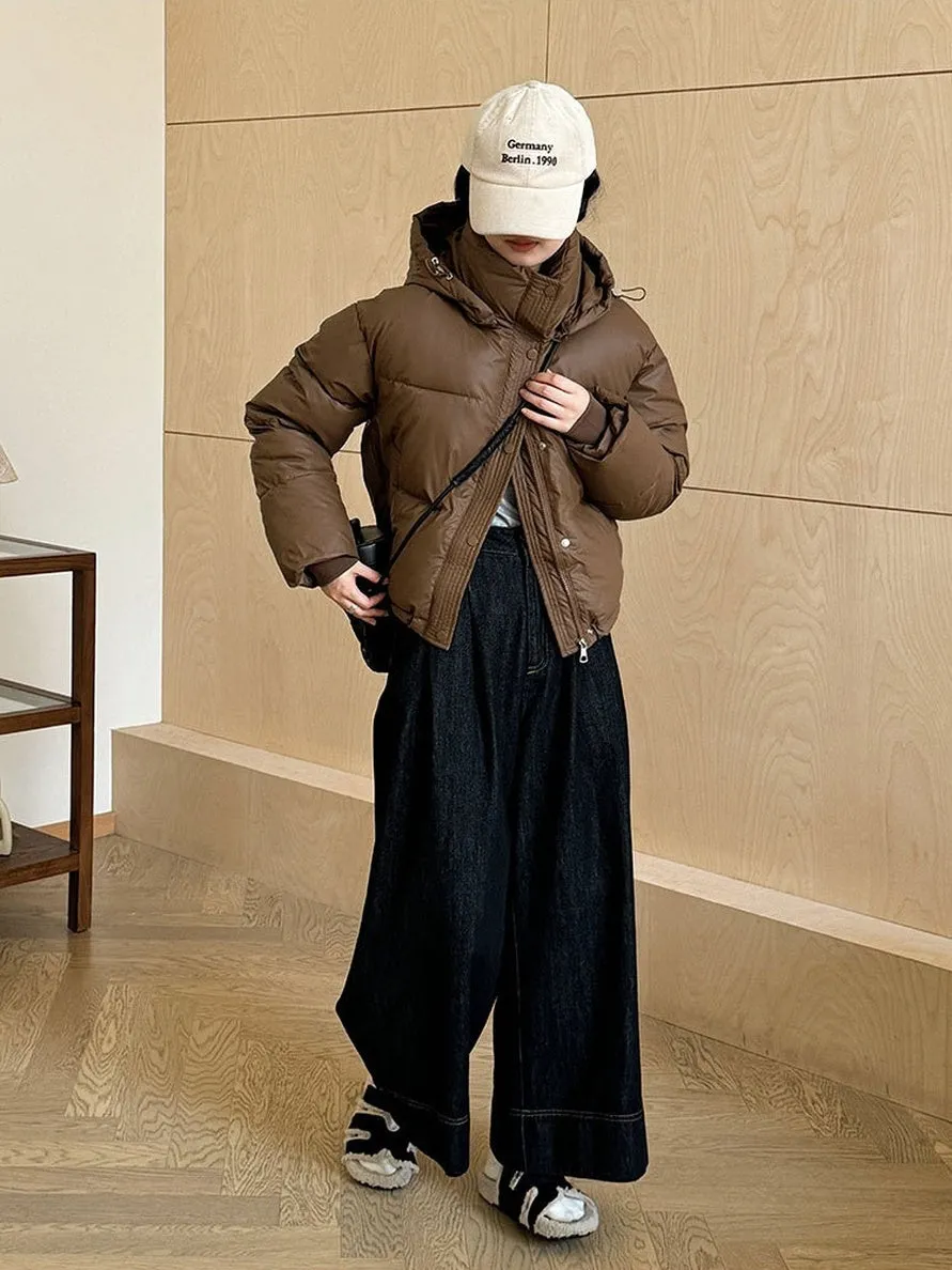Insulated Water-Resistant Puffer Jacket for Women