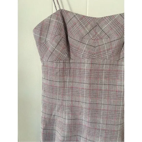 Intermix Roslyn Plaid Mini Dress Size 2 NWT