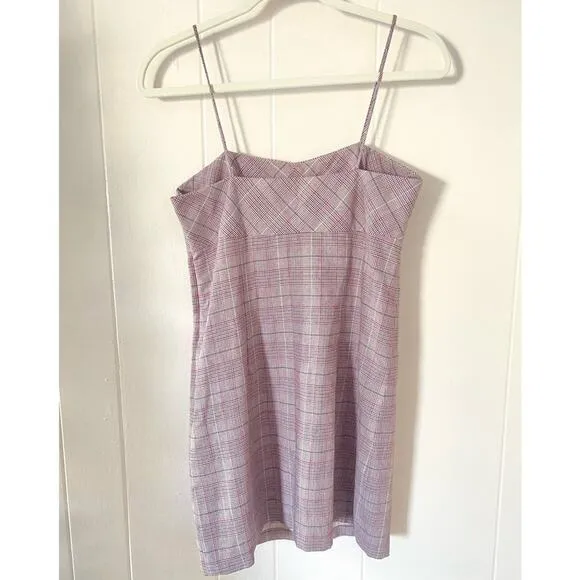 Intermix Roslyn Plaid Mini Dress Size 2 NWT