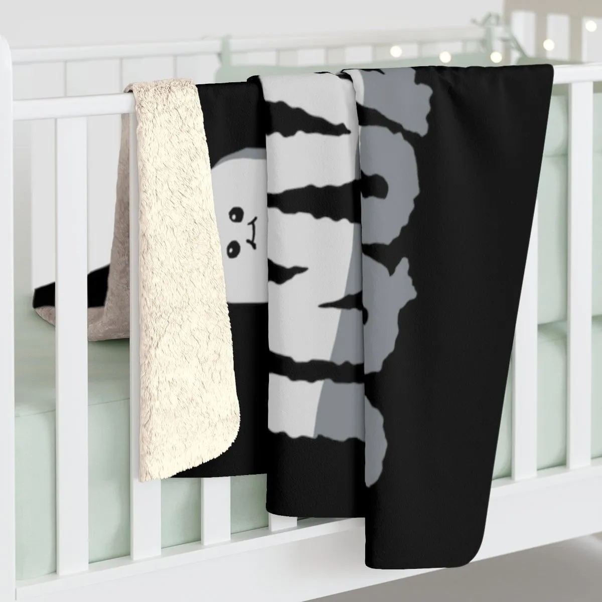 Invisible Squatters Sherpa Fleece Blanket