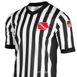 Iowa IHSAA 3" Side Panel Dye Sublimated Logo V-Neck