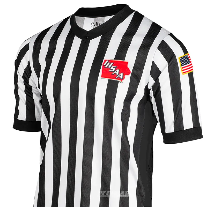 Iowa IHSAA 3" Side Panel Dye Sublimated Logo V-Neck