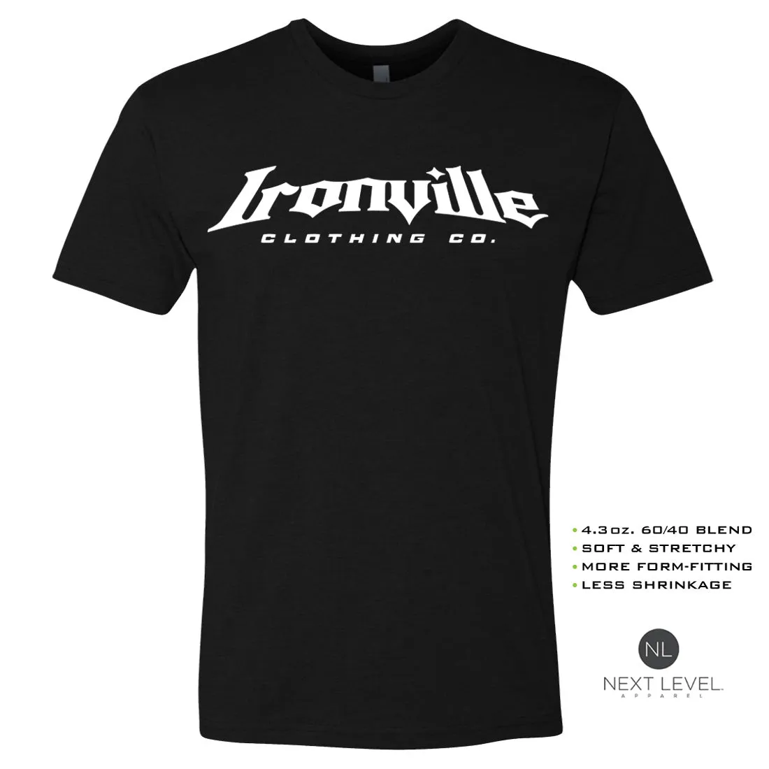 Ironville STRENGTH TRIUMPHS Soft-Blend Fitted Gym T-shirt
