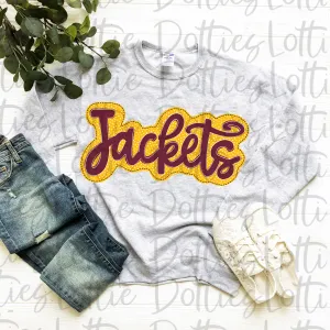 Jackets Png -  Jackets  Sublimation- Digital Download - Gold and Maroon
