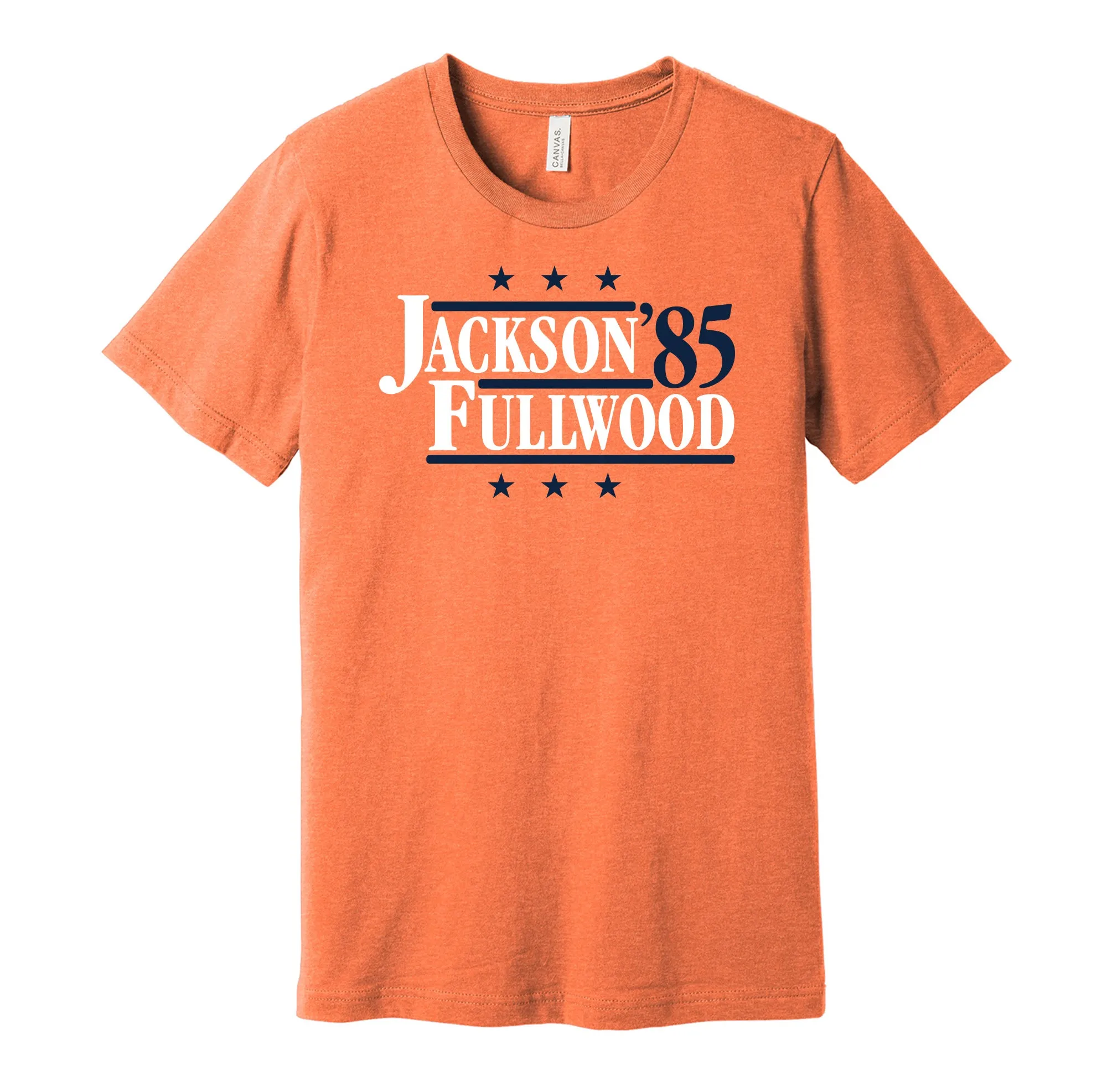 Jackson & Fullwood '85 - Auburn Football Political Campaign Parody T-Shirt - Hyper Than Hype Shirts