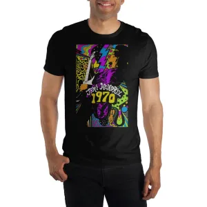 Jimi Hendrix 1970 Crew Neck Short Sleeve T shirt