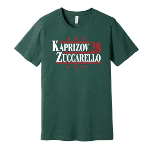 Kaprizov & Zuccarello '28 - Minnesota Hockey Legends Political Campaign Parody T-Shirt - Hyper Than Hype Shirts