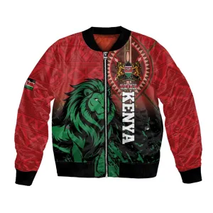 Kenya Independence Day Bomber Jacket Jamhuri ya Kenya 1963 - African Pattern LT14