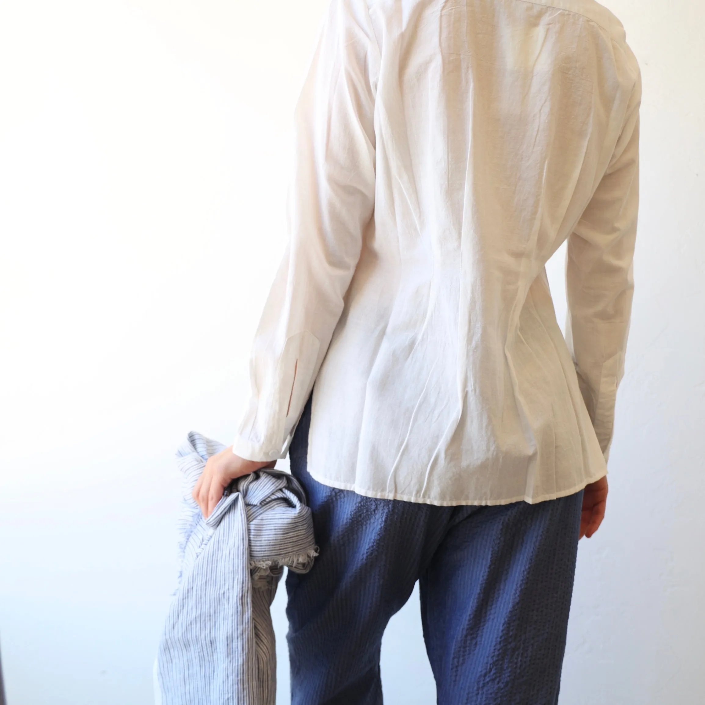Khadi and Co. Tailored Sita Shirt - White