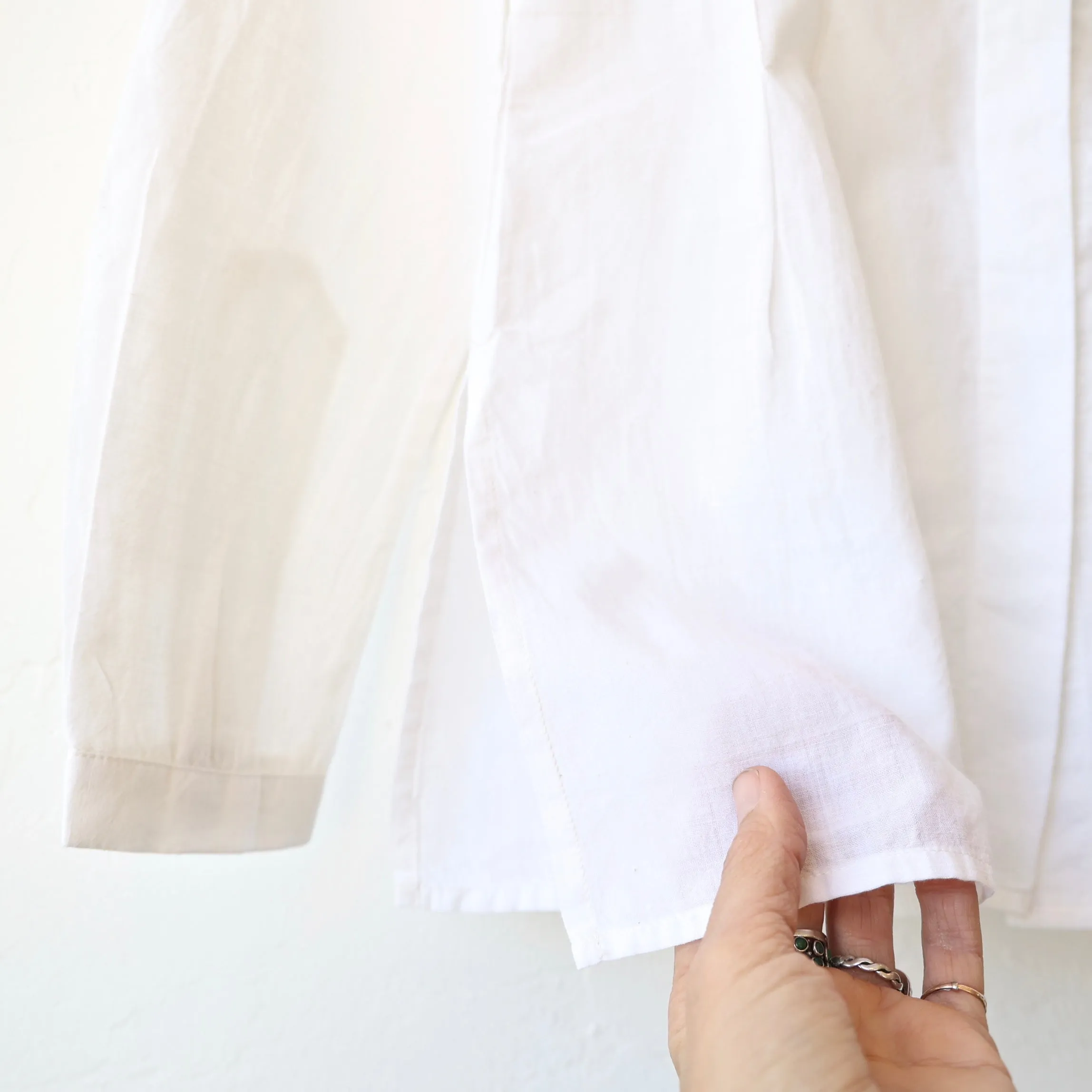 Khadi and Co. Tailored Sita Shirt - White
