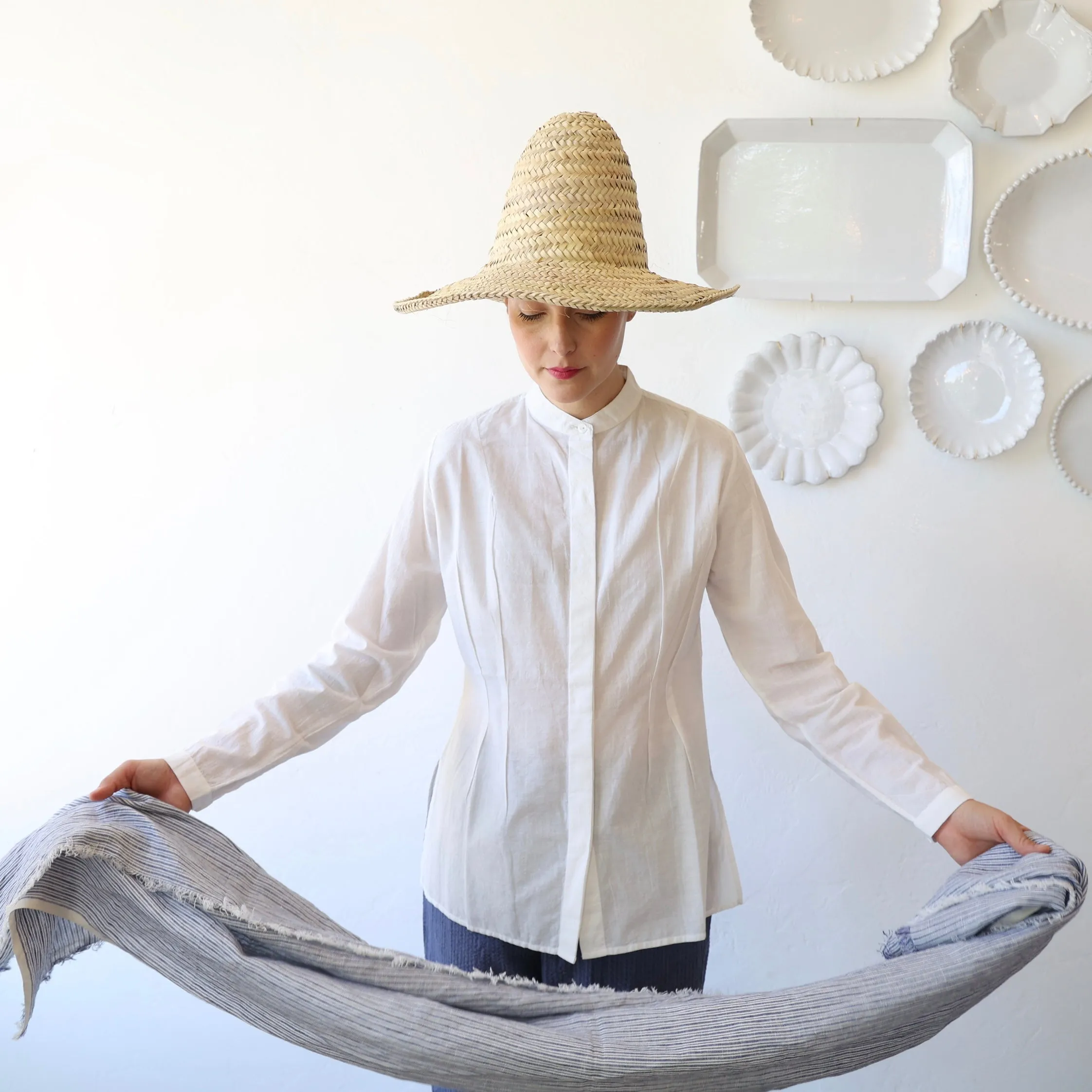 Khadi and Co. Tailored Sita Shirt - White
